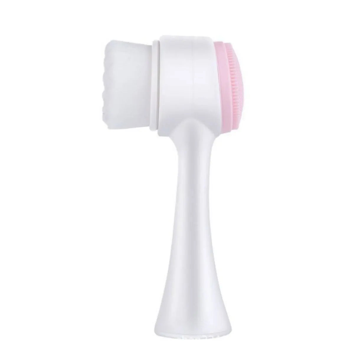 Blue pet paw brush with nylon bristles for cleaning and massaging dog or cat paws