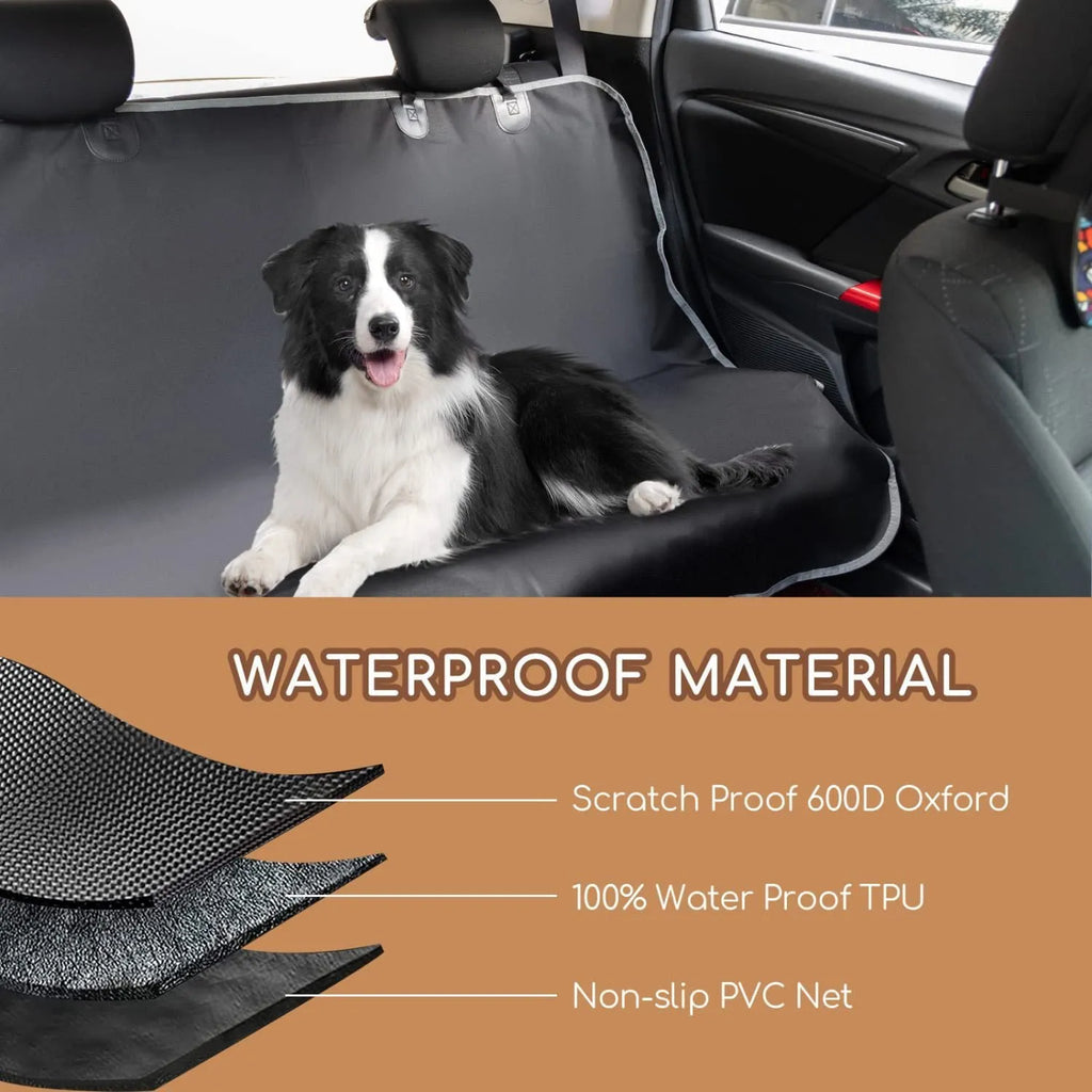 General model automotive pet pad 140x110cm black waterproof Oxford cloth dog car seat protector