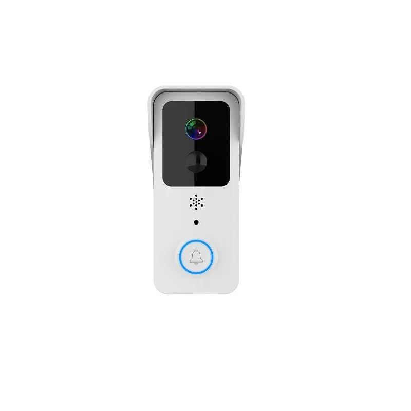 Waterproof HD visual doorbell with battery power and smartphone notifications
