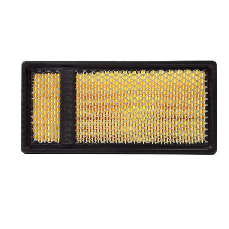 Dodge Ram pickup truck replacement air filter cartridge with metal mesh and sealing ring