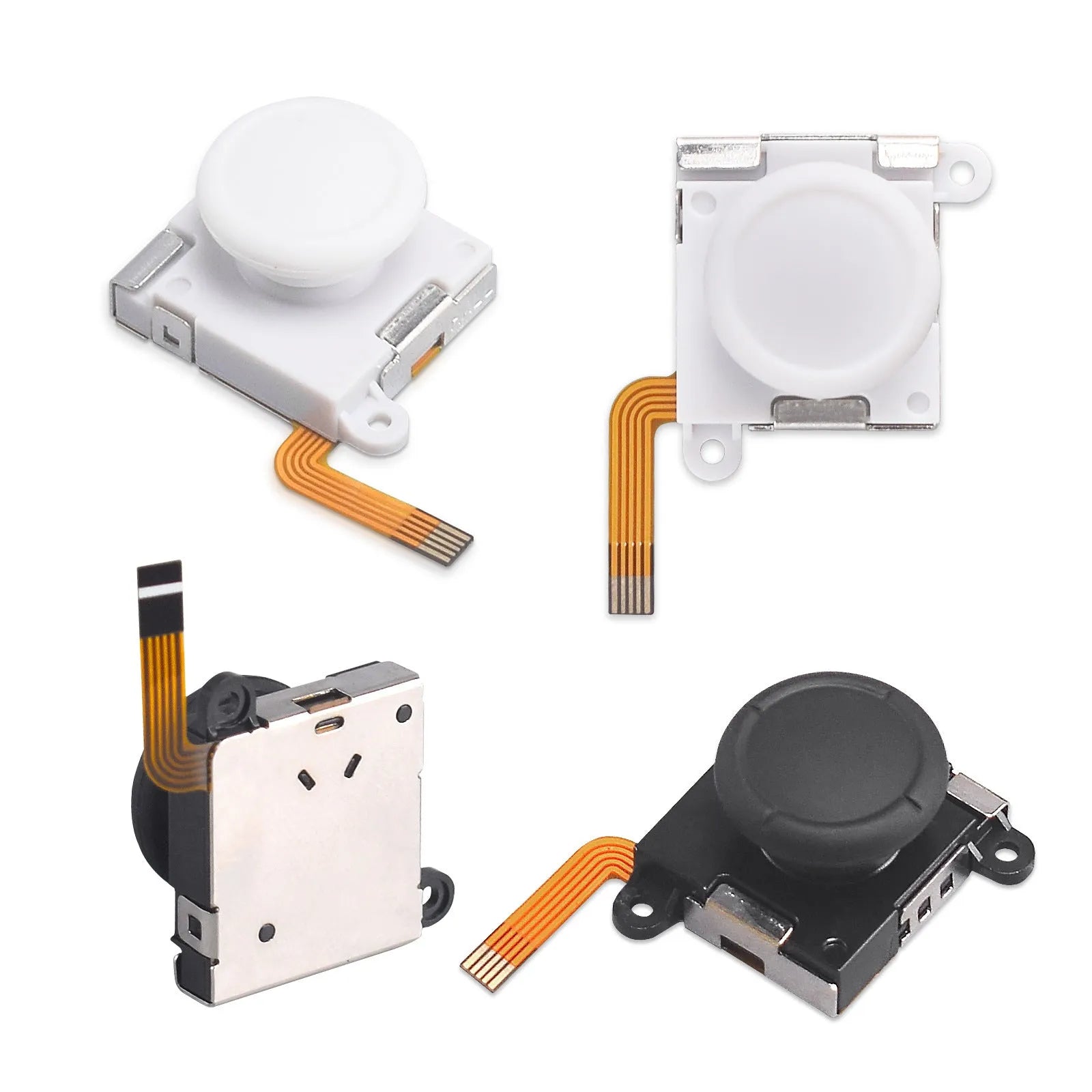 Hall electromagnetic magnetic rocker joystick replacement component for game controllers