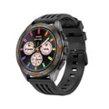 Men's smartwatch with blood pressure monitoring and WhatsApp reply functionality in black, silver, black steel or silver steel colours