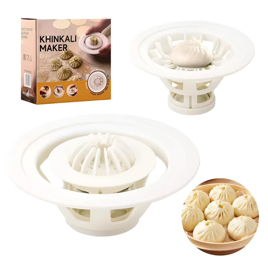 Black Jinkali steamed bun mould set with dumpling mould and shaomai tool