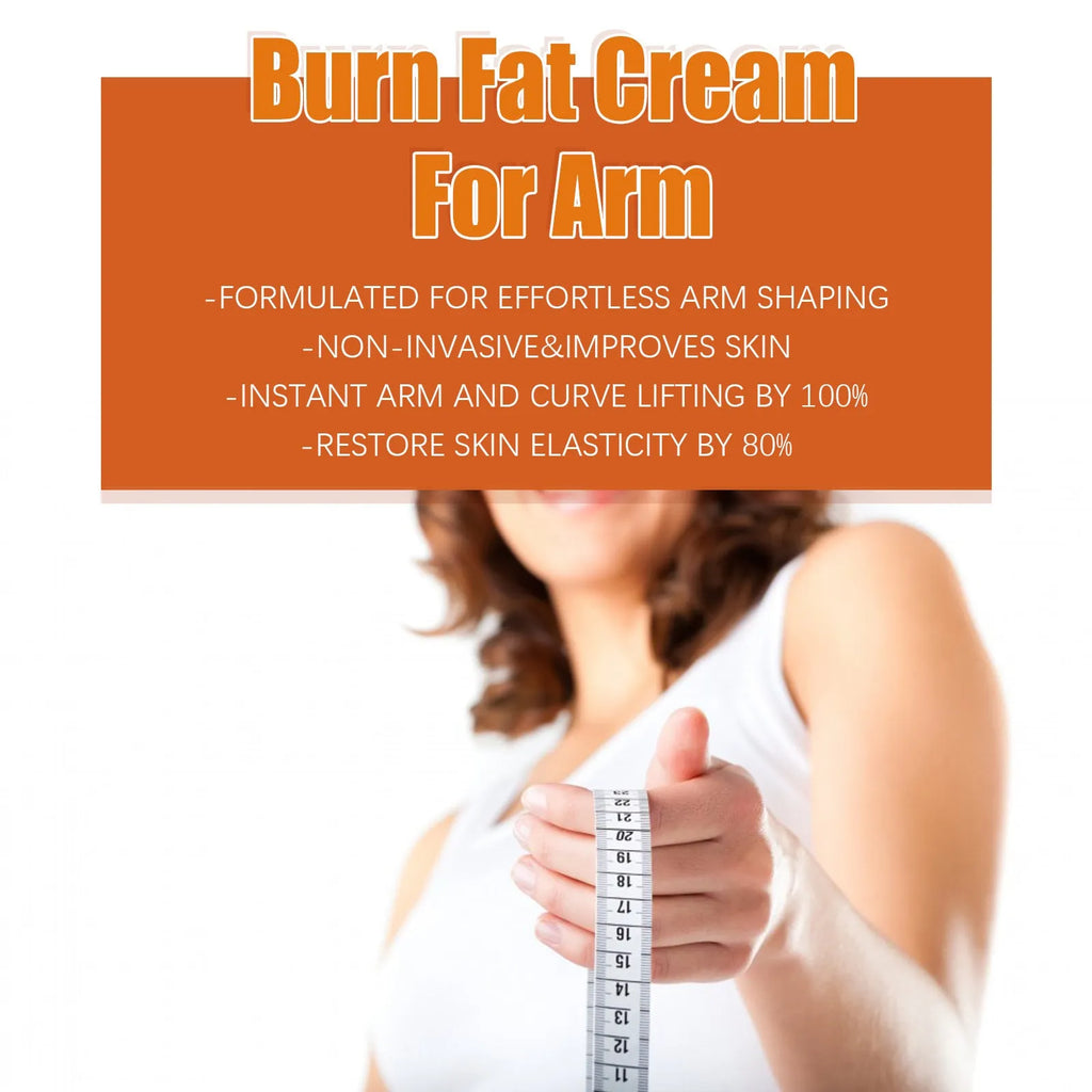 20g tube of body care cream for arm firming and massage, measuring 12.5cm by 3cm.