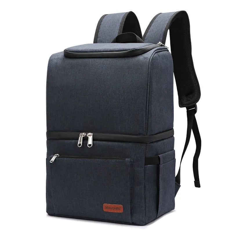 22 litre insulated waterproof backpack cooler in camouflage colour with double layer insulation