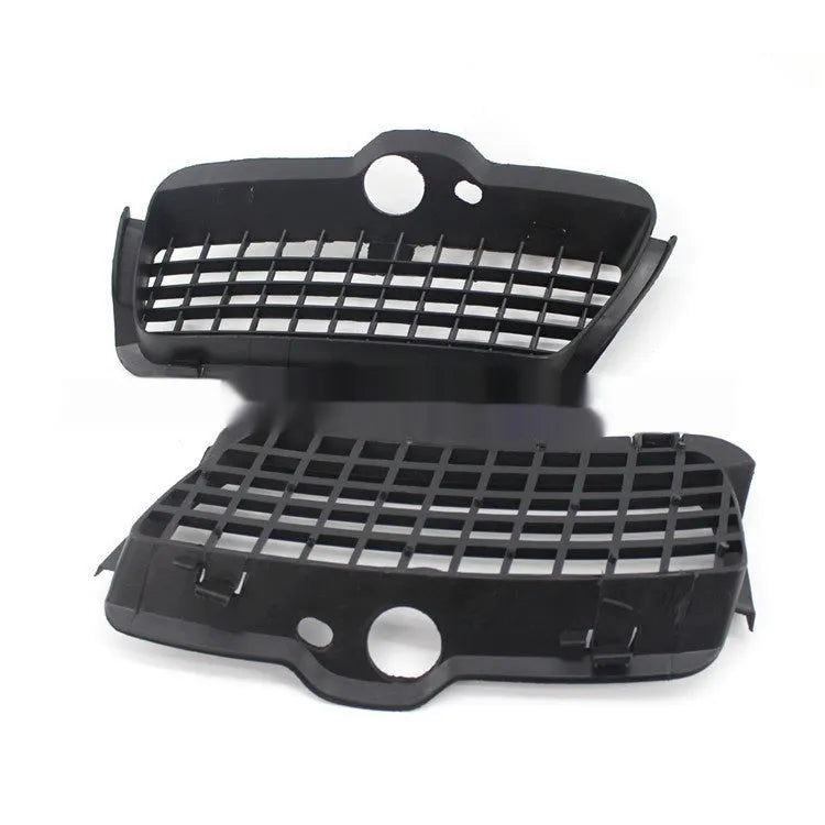 Black ABS plastic left and right fog lamp cover set for Volkswagen Golf 3 front bumper lower grille.