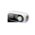 Extra Bass Portable Mini Clock Bluetooth Speaker in S8 Black, Blue, or White colour