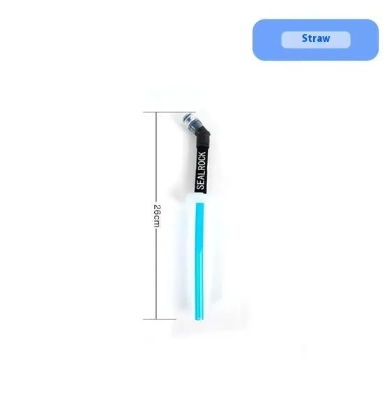 Plastic portable drinking straw with suction tube for mountain climbing and biking activities