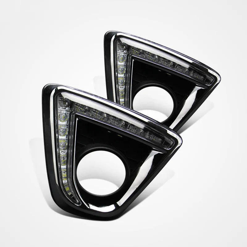 Mazda CX-5 daytime running light LED bulb set with electroplated housing and multiple light configuration options