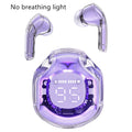 Transparent Bluetooth wireless headset in multiple colours with in-ear design