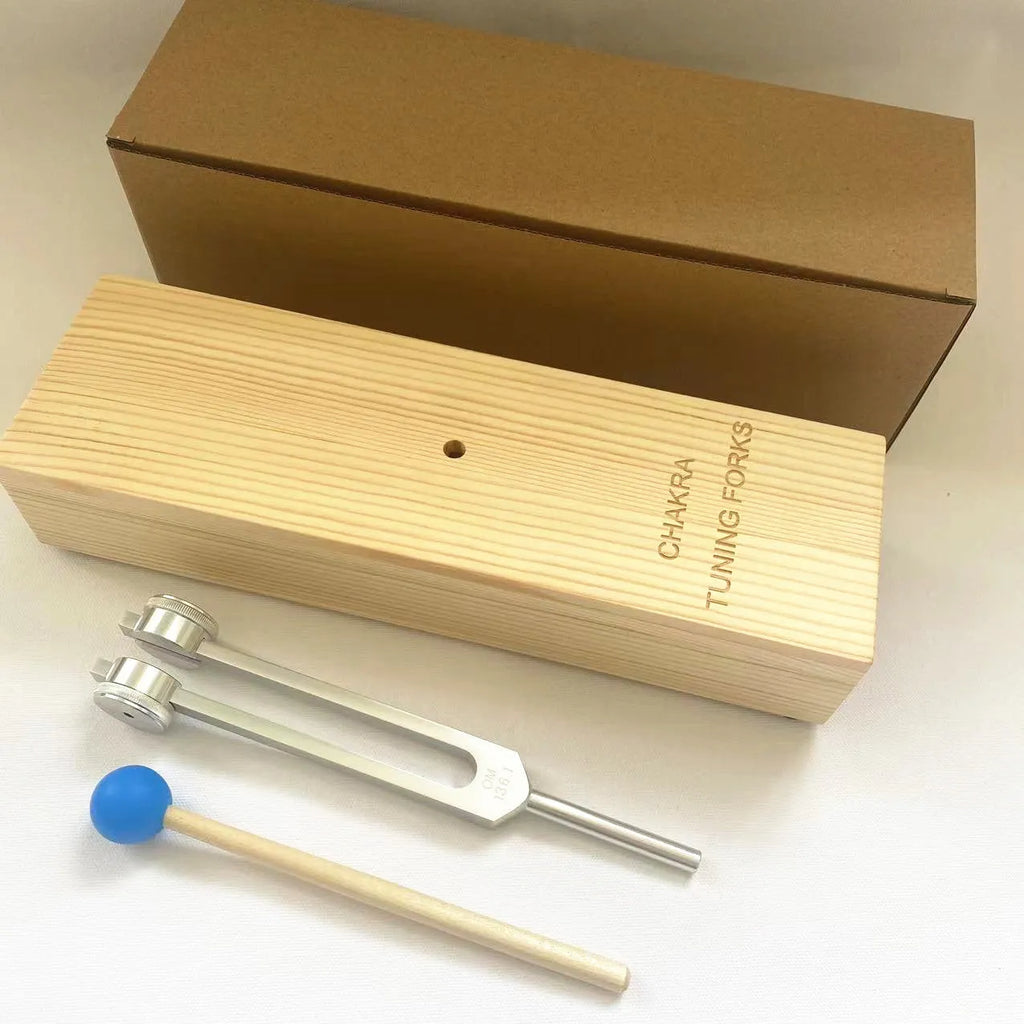 Aluminium alloy 432Hz tuning fork with speaker for sound therapy applications