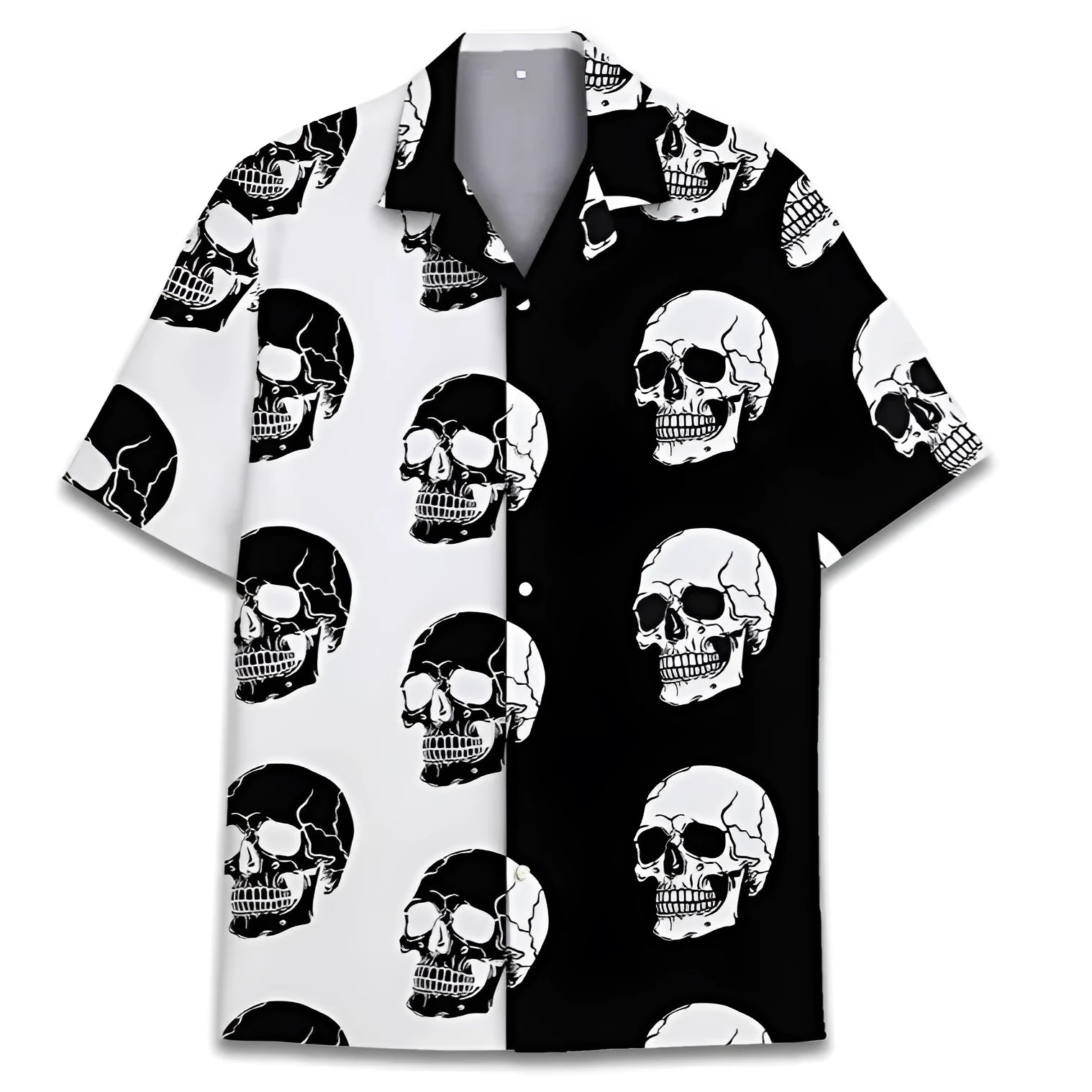 Men's Cuban collar Hawaiian shirt in colour C66SA93CLL with digital printing
