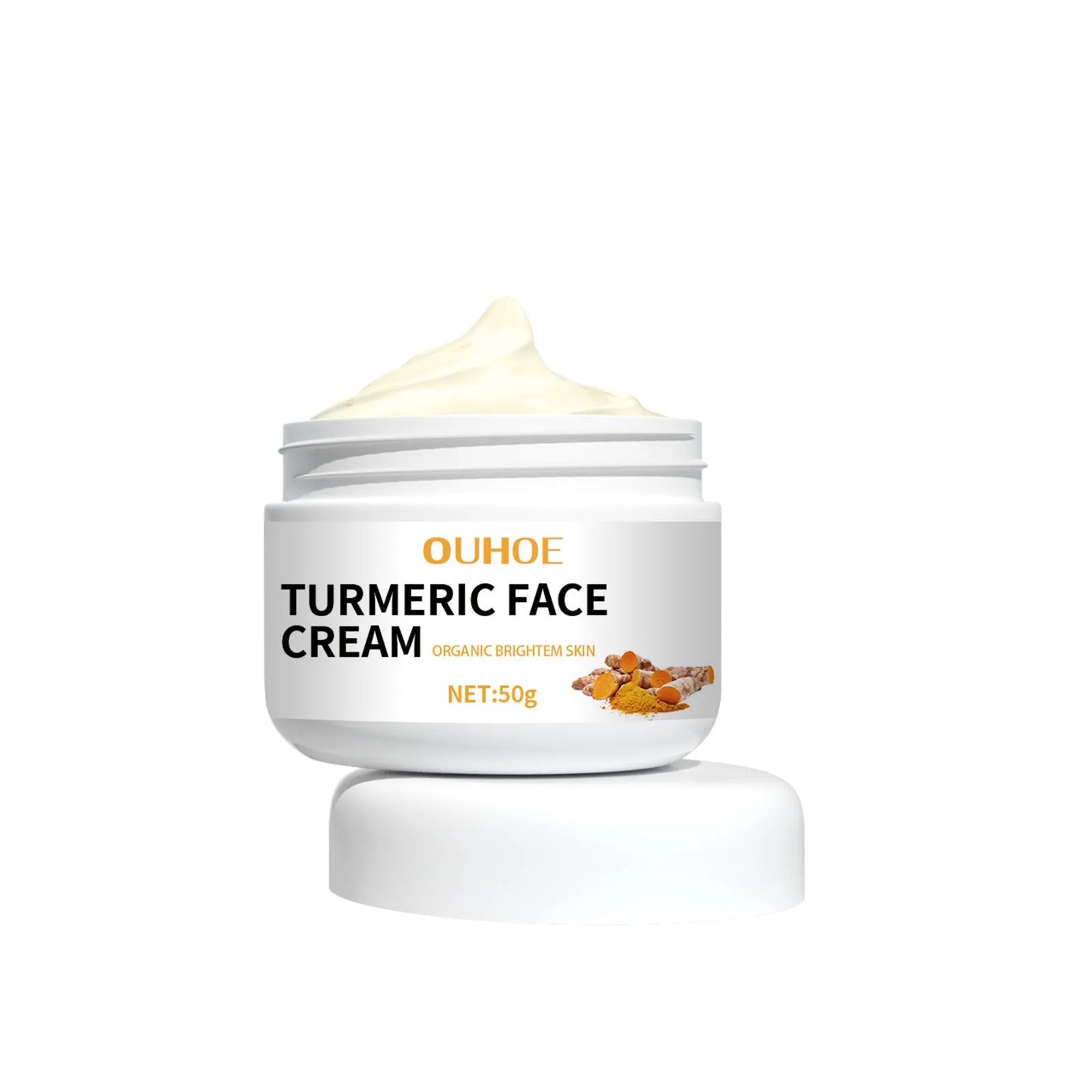 50g moisturising hydrating nourishing face cream for adults in a white pot