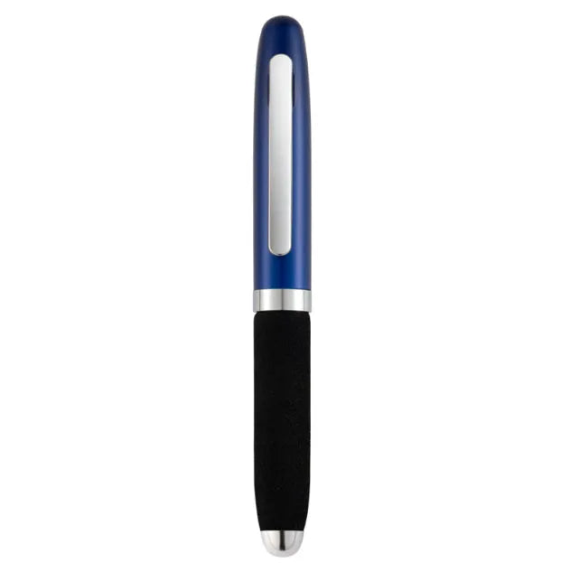 EVA metal cap mini ballpoint pen with 1.0mm bullet tip, shown at 112mm length.