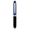 EVA metal cap mini ballpoint pen with 1.0mm bullet tip, shown at 112mm length.