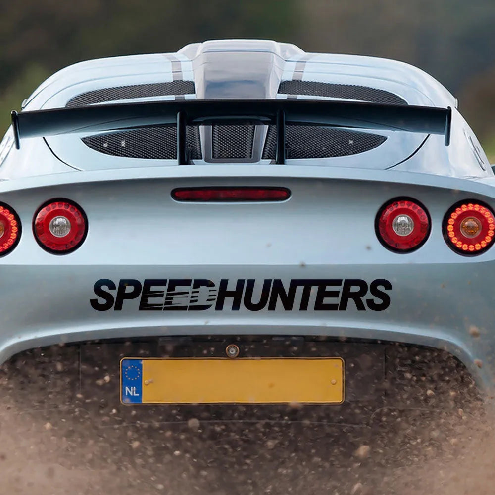 Reflective vinyl car sticker for rear gear or trunk, 59cm by 10cm, in multiple colour options.