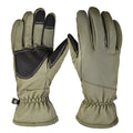 Camouflage tactical ski gloves with touchscreen fingertips and anti-slip grip for winter outdoor sports