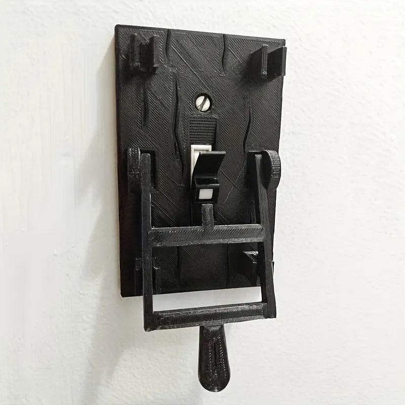 Retro-style single control mechanical wall switch with toggle, model DZ1V1.