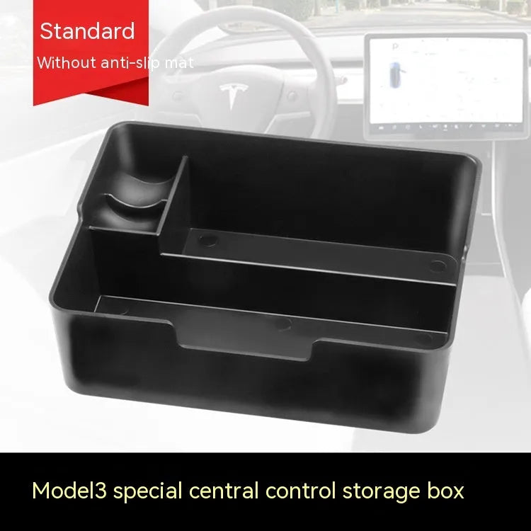 Tesla centre console storage box organiser for Model 3 Model X Model S with anti-slip pad option