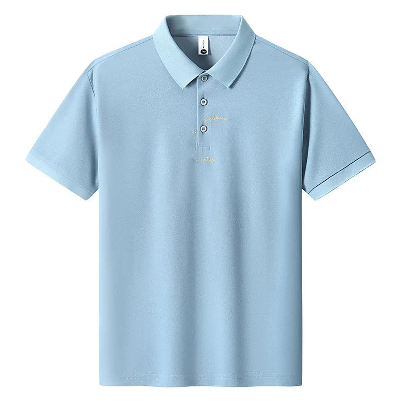Men's casual short-sleeve cotton T-shirt in a loose fit, shown in various colours.