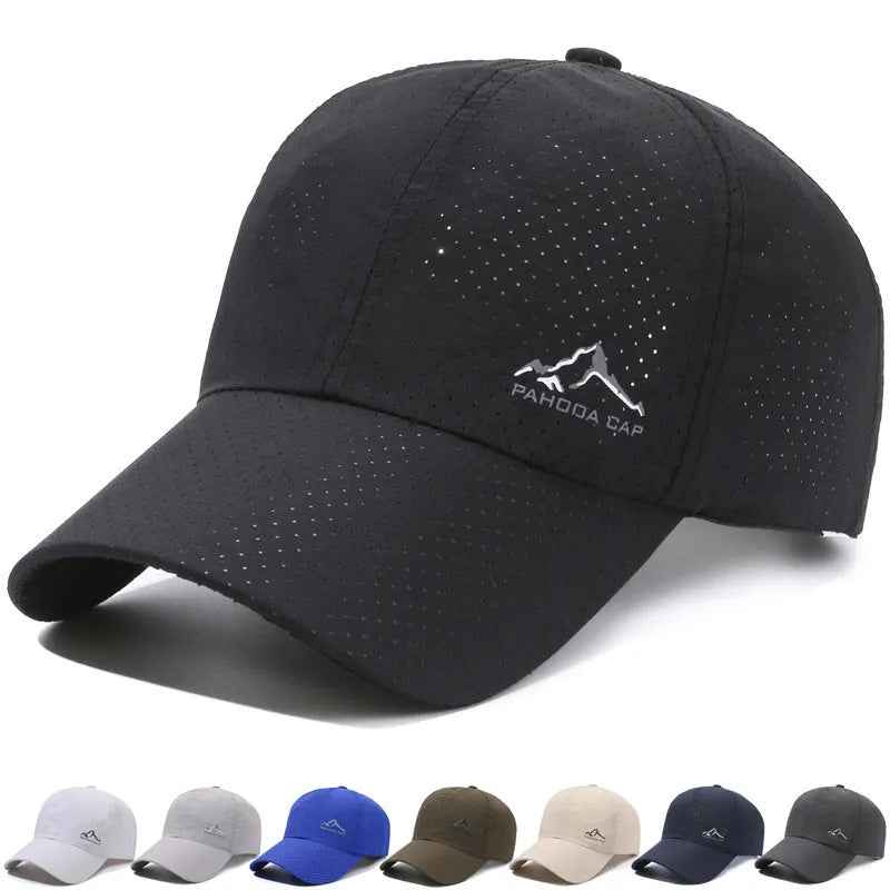 Korean style adjustable baseball cap in a solid colour with a dome crown.
