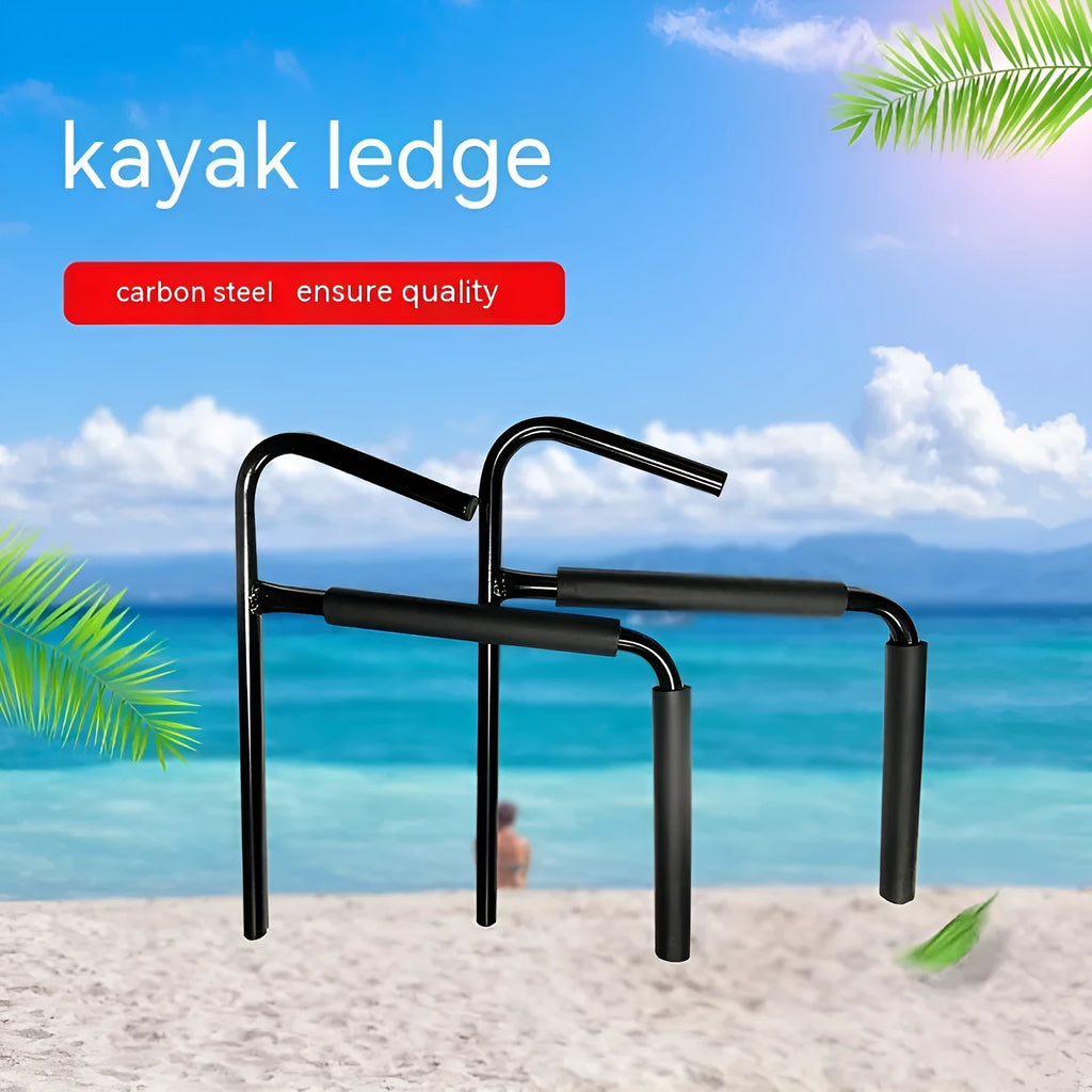 Carbon steel kayak wall hanger rack for kayak and surfboard storage