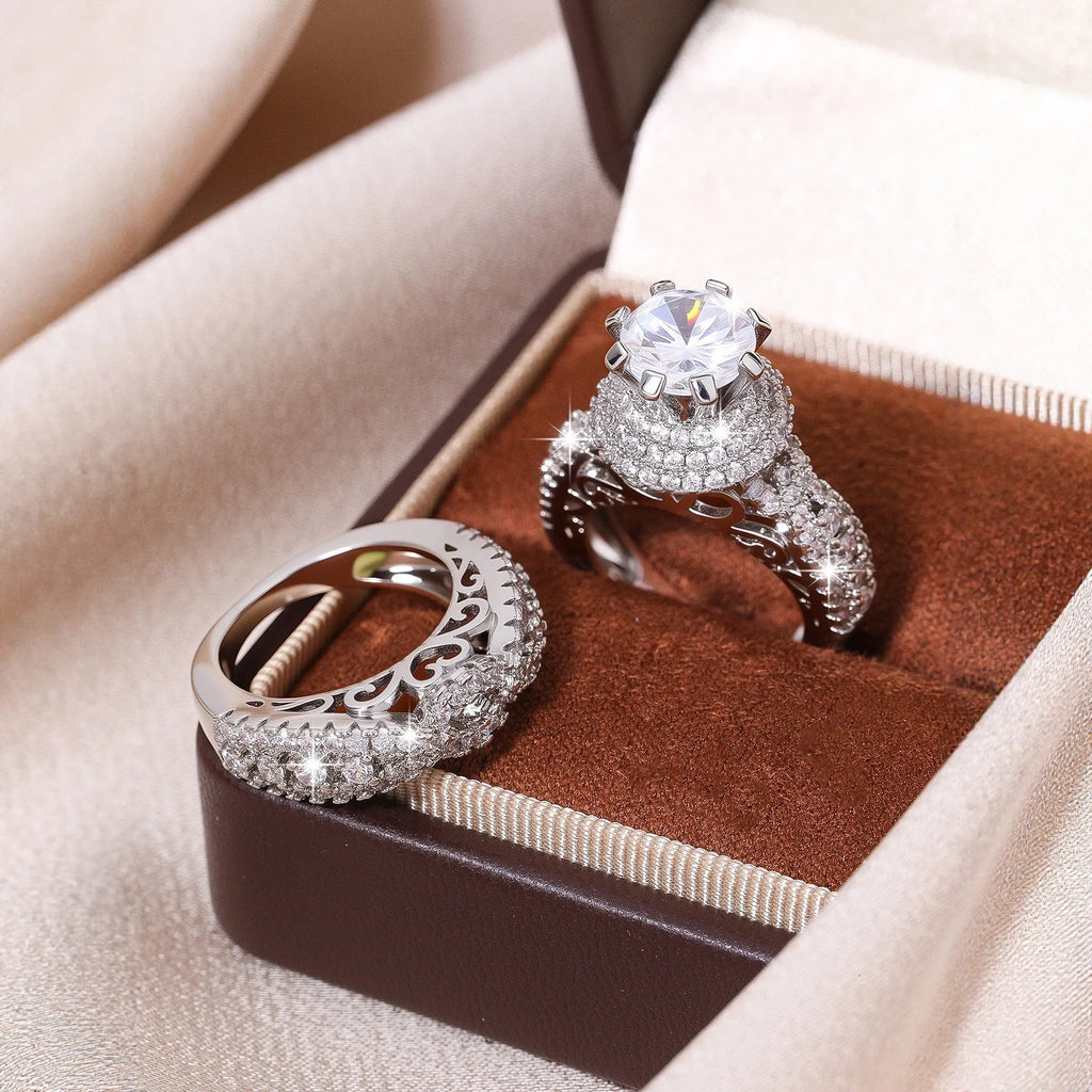 Alloy fashion ring for women with polished finish in Style1 option