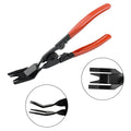 Red-handled steel automotive clip driver tool for General Motors horn and door panel nailing.