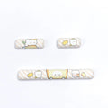 Full set of PBT mechanical keyboard key caps with Bread Bear design in thermal sublimation print