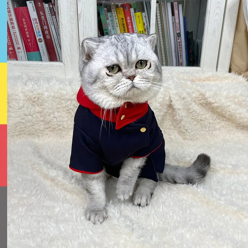 Tiger staff yuren coloured pet hoodie photo prop for cats and dogs on a mannequin