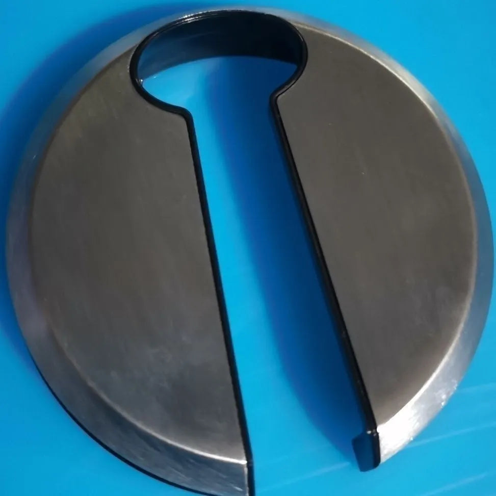 Stainless steel wine bottle opener with integrated paper cutting edge