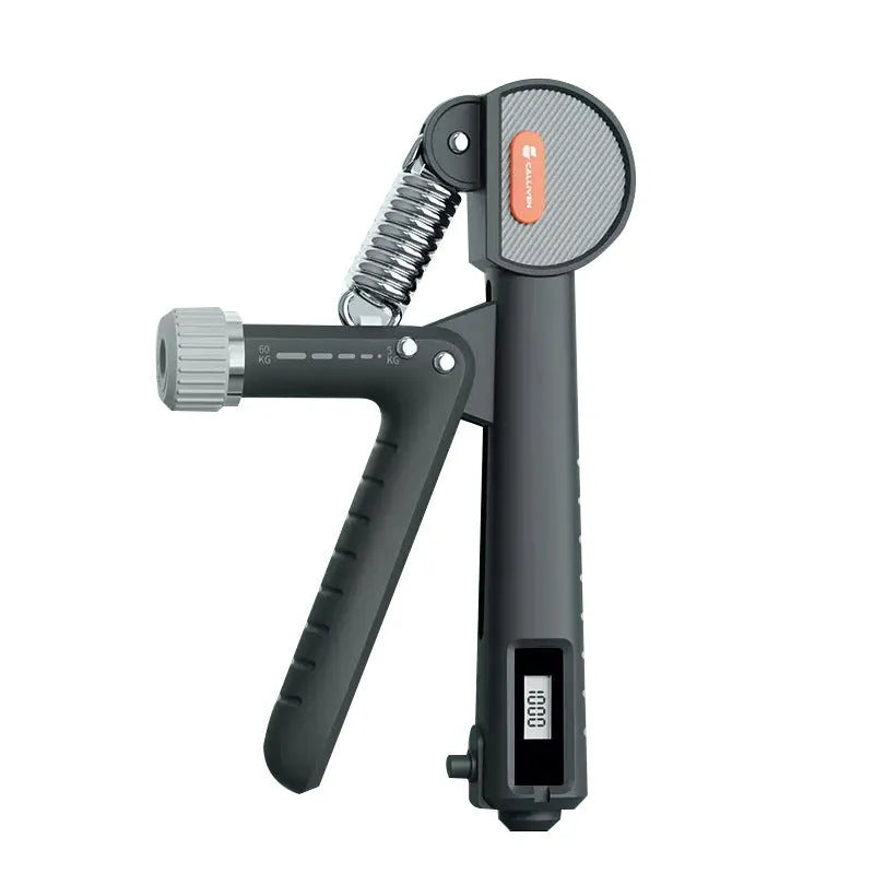 Adjustable spring grip strength trainer in ABS plastic construction