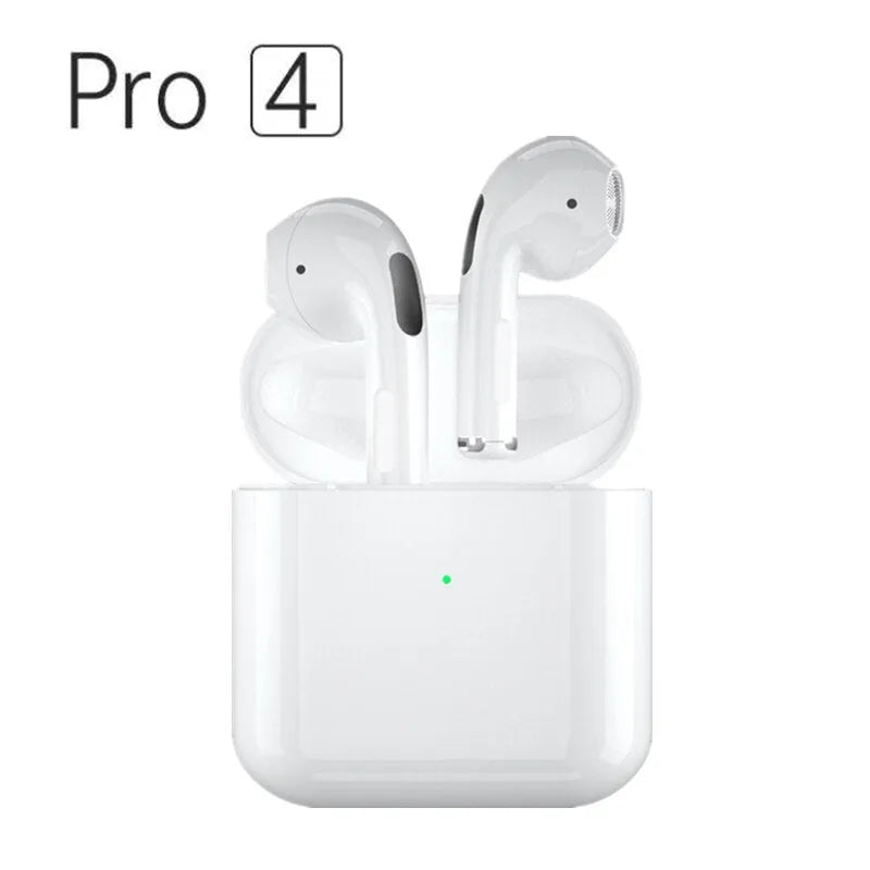 Pro4 Wireless Bluetooth sports headset in black or white colour with in-ear design for workouts