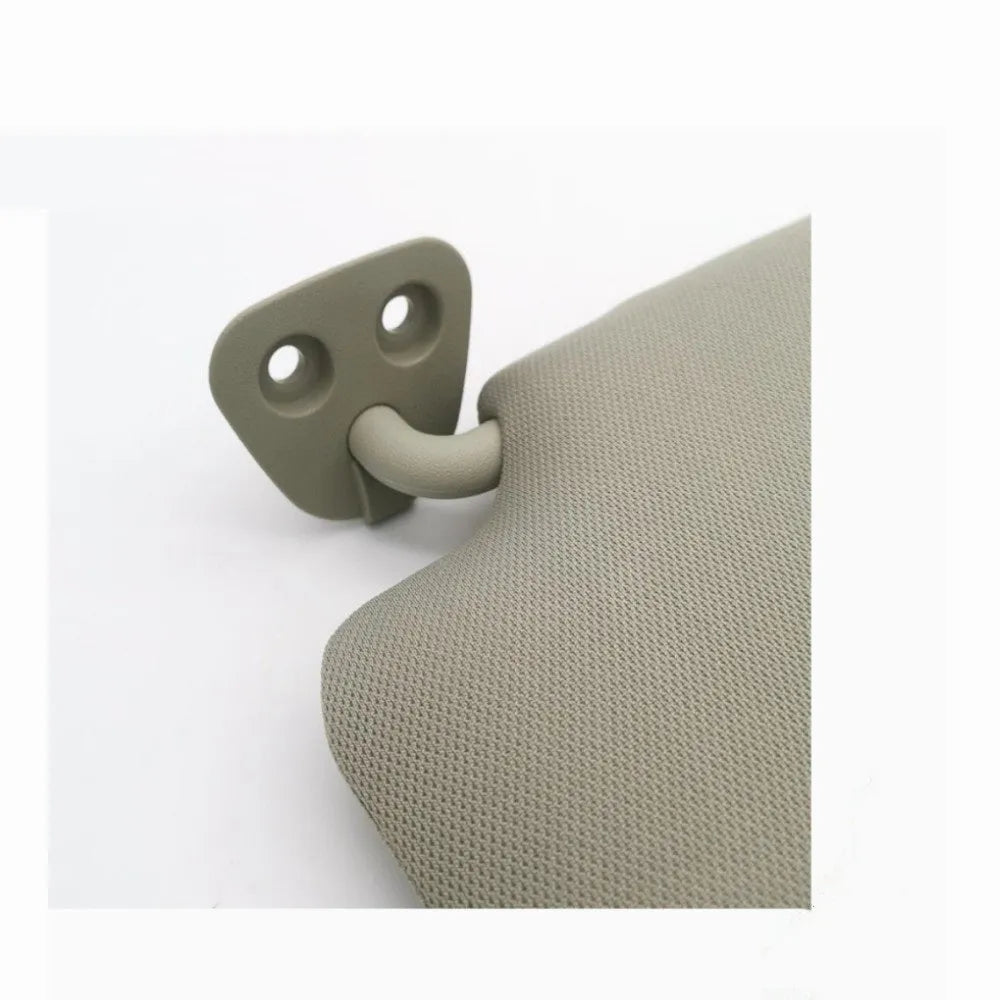 Beige sun visor with cosmetic mirror for Nissan Lida 2005-2012 models, dimensions 43x23x8cm