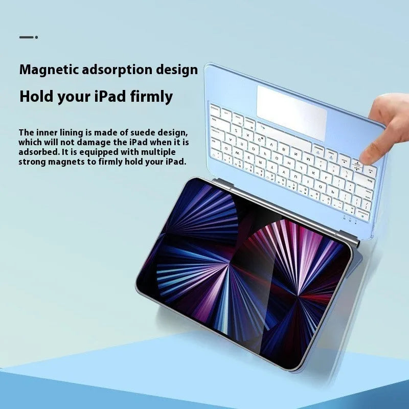 Suspension Magic Control wireless keyboard with magnetic protective cover for iPad tablets in multiple colours