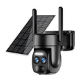 Solar-powered home security camera with 8x zoom and 4G/Wifi connectivity options