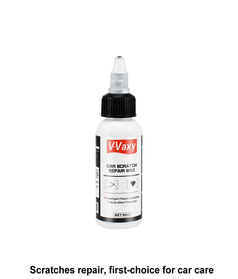 50ml car scratch wax paint repair solution in bottle with sponge and cloth options