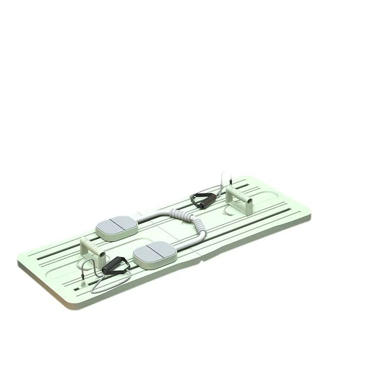 Purple foldable PP plastic fitness belly panel board for supine home workouts.
