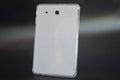 Transparent white ultra-thin silicone tablet protective case showing simple design