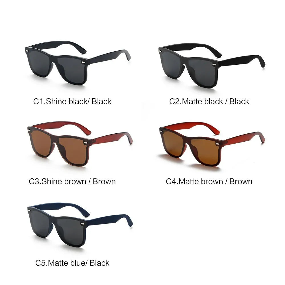 Polarised sunglasses in sand black frame with grey lenses, suitable for outdoor sports and fashion.