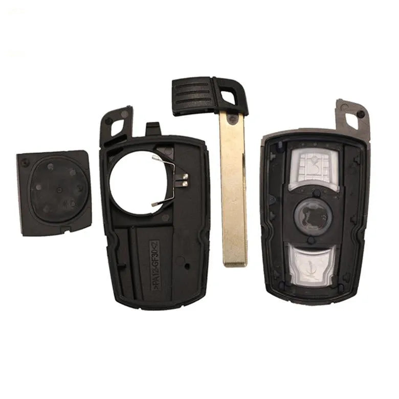 BMW CAS3 semi-intelligent remote car key fob with three keys.