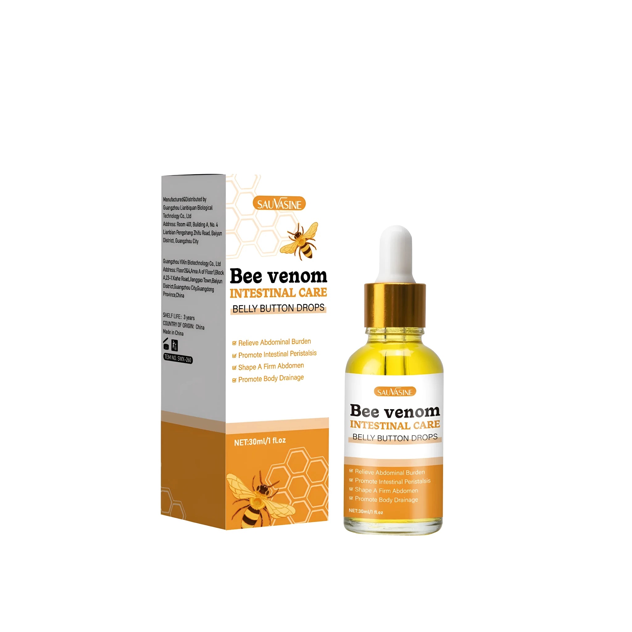 Bee Gentle Cleansing Smoothing Facial Essence 30ml bottle, SWX260 product code.
