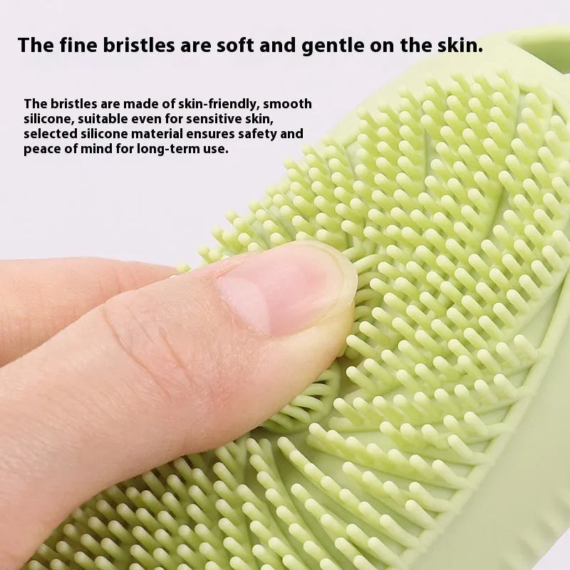 Silicone bath brush storage bottle with 100ml capacity in eight colour options