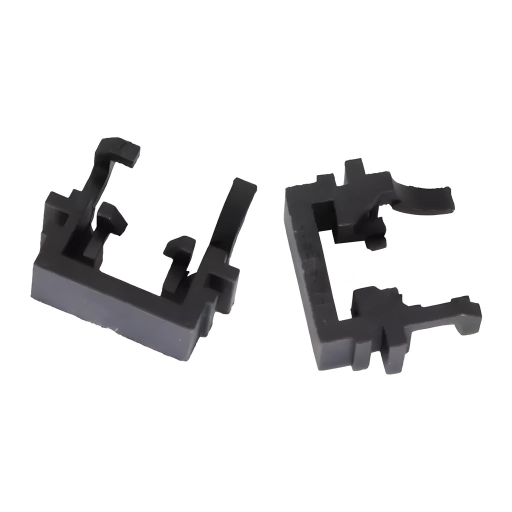 Black plastic Ford LED headlight conversion holder for Focus Mondeo Fiesta H1 halogen to LED adapter