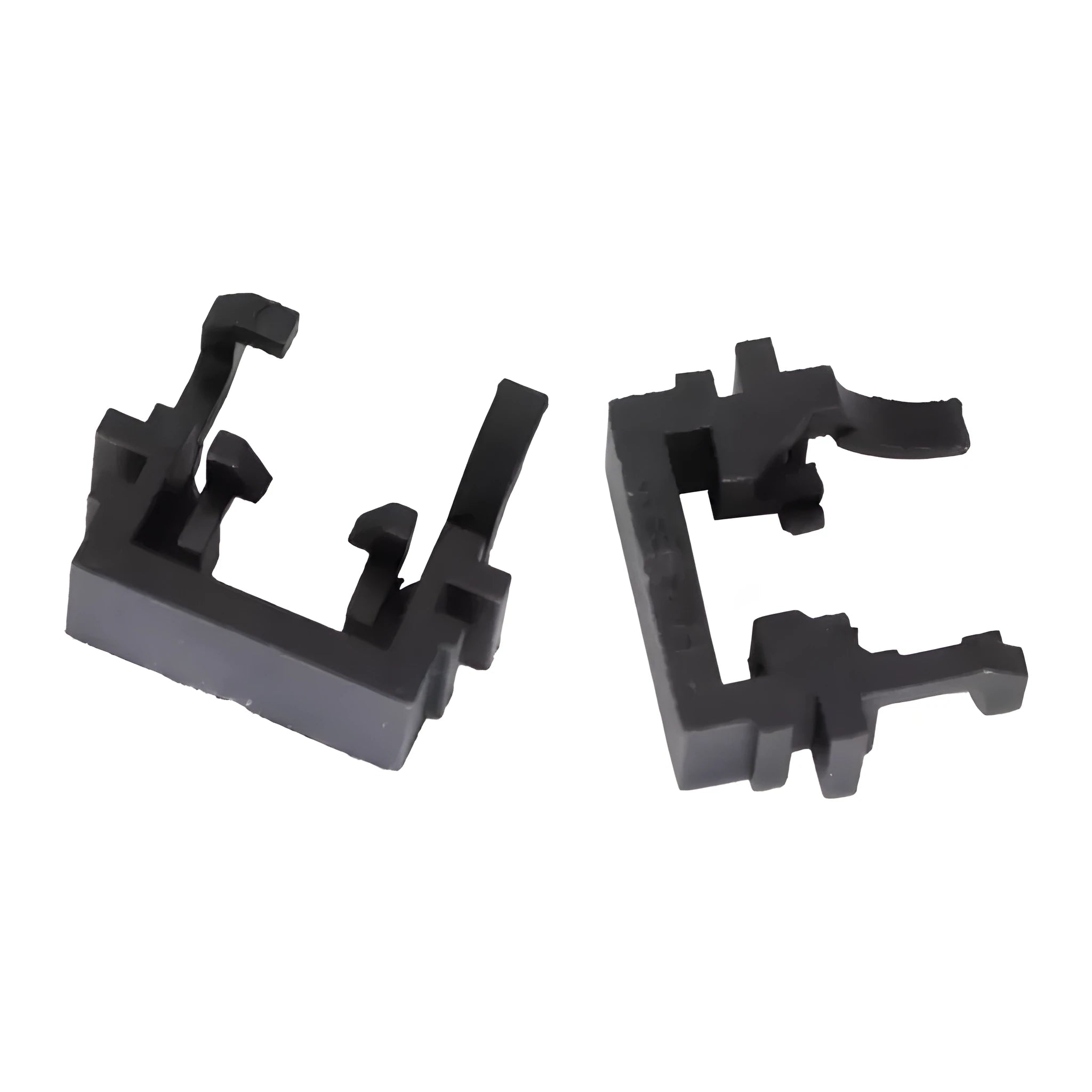 Black plastic Ford LED headlight conversion holder for Focus Mondeo Fiesta H1 halogen to LED adapter
