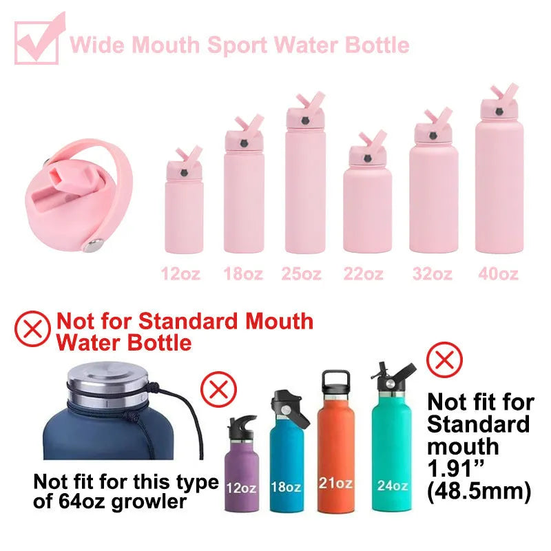 Plastic cup lid with handle in Desert colour for outdoor sports water bottle