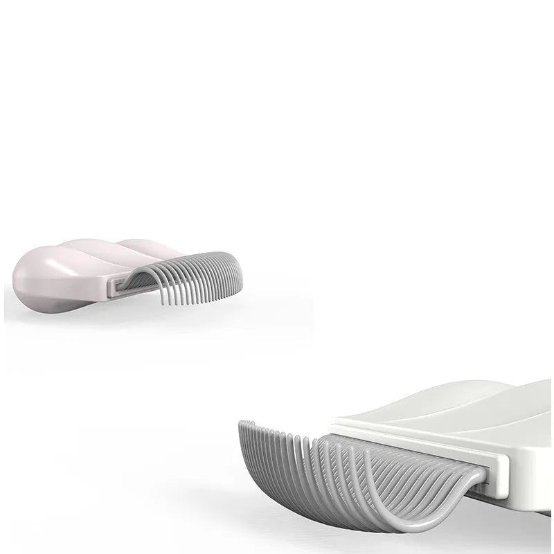 Paw Soft deshedding brush in blue, pink or white for grooming cats dogs bunnies