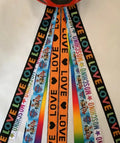Colourful helmet streamer ribbons for children's roller skating balancing car and ski safety helmets