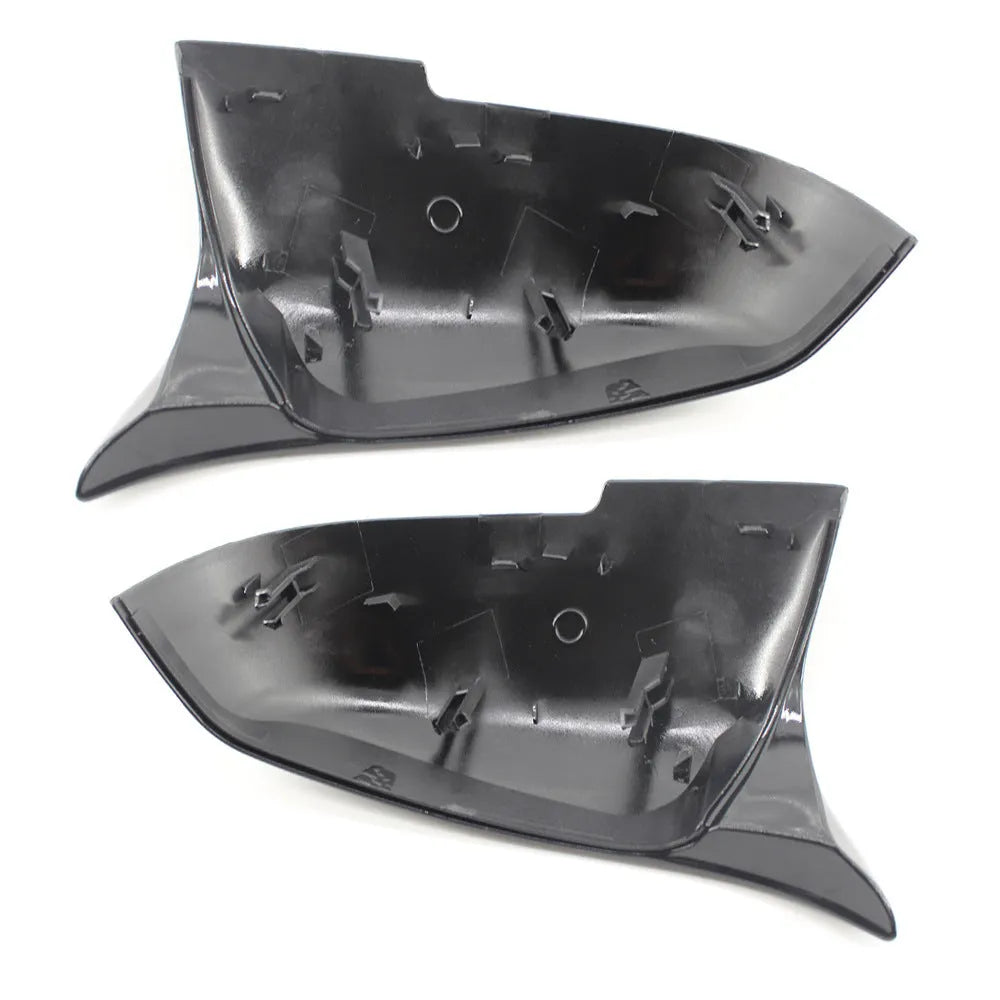 Paint bright black modified horn rear-view mirror shell for BMW 3 Series and 4 Series models.