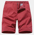Men's loose fit denim casual shorts with printed design in blue colour